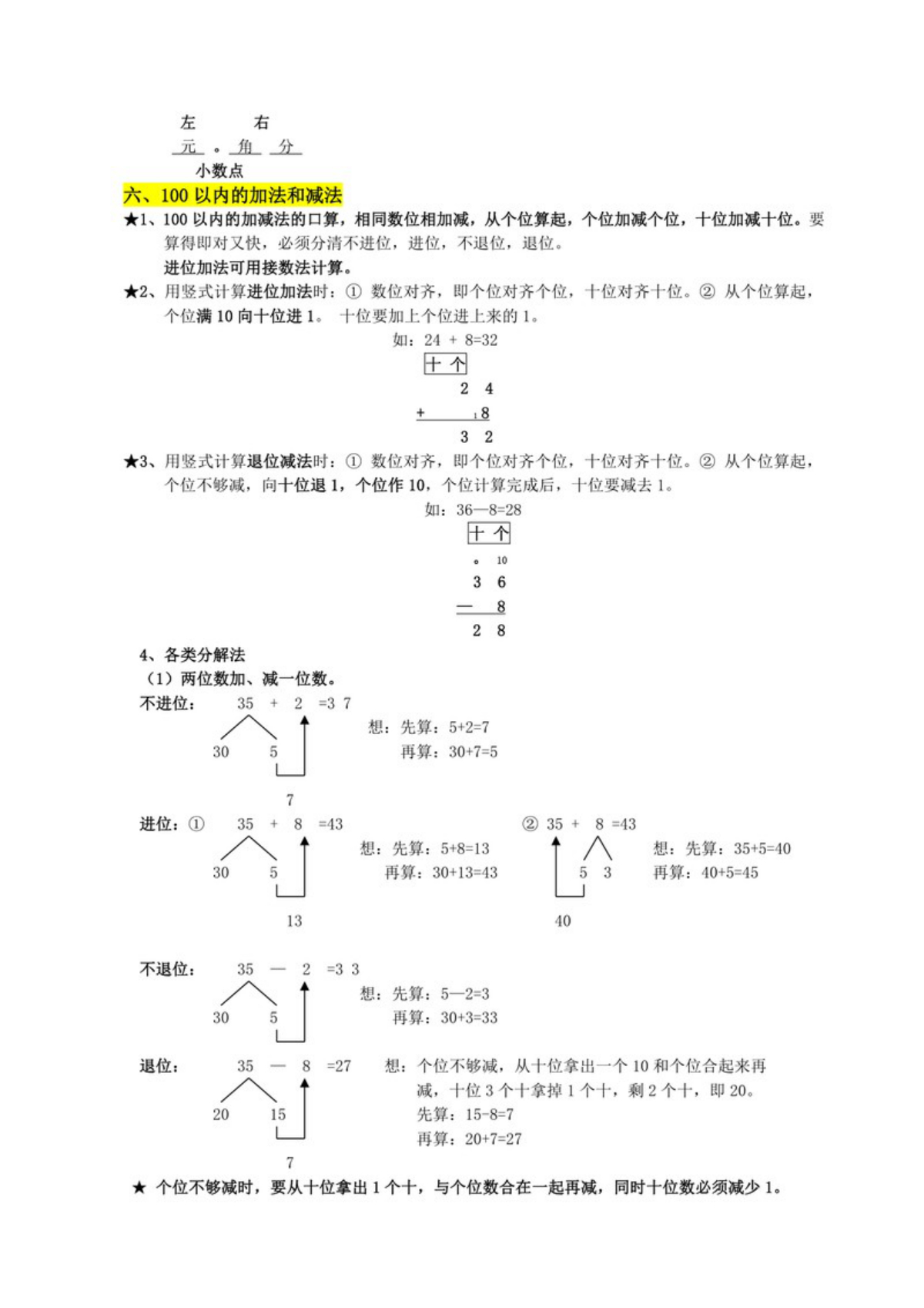 7796_人教版小学一年级数学下册整本预习资料全汇总 第3页